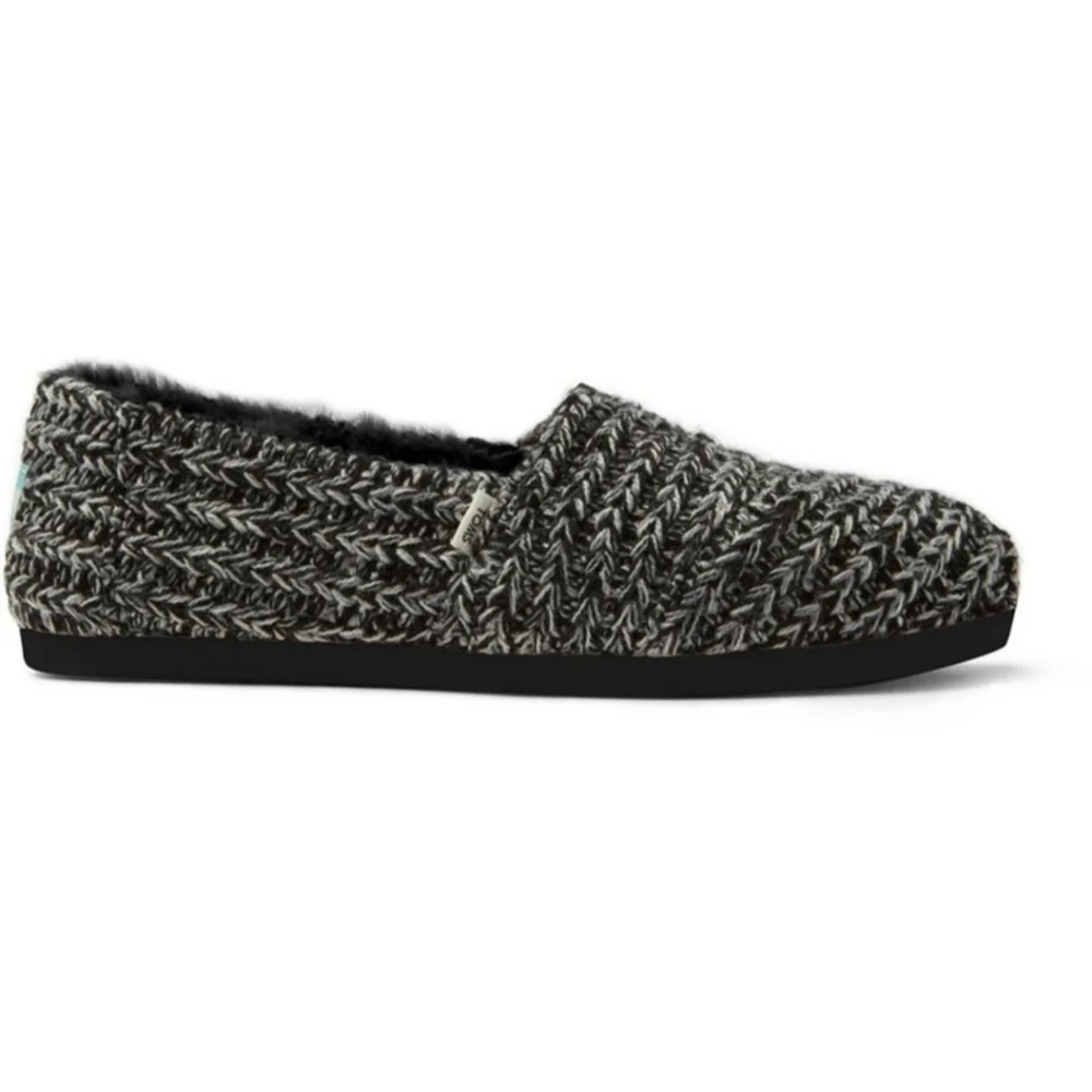 Toms Alpargata Sweater Knit Fleece Espadrilles
